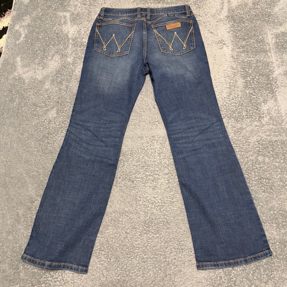 Wrangler Retro Jeans Womens 9 x30 (31x29.5) Bootcut Western Blue Denim